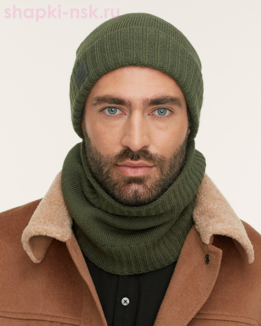 LL 131 PE 131 Комплект мужской флис (шапка+снуд) (57-59)